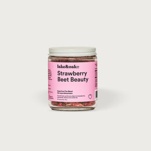 Strawberry Beet Beauty Tea | Lake and Oak Tea Co.  | The Lake