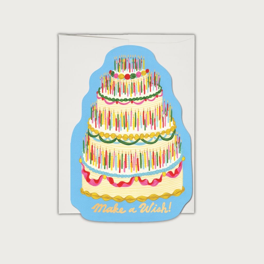 "Make a Wish" birthday card by Krista Perry | Redcap Cards | The Lake
