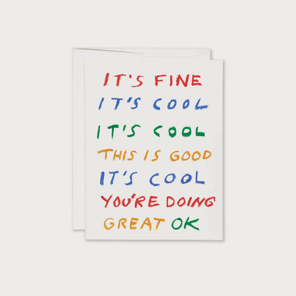 This Is Good encouragement card by Katie Benn | Redcap Cards | The Lake