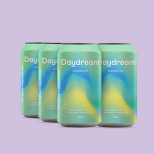 Daydream Cucumber Lime carbonated water with adaptogens 6-pack | The Lake