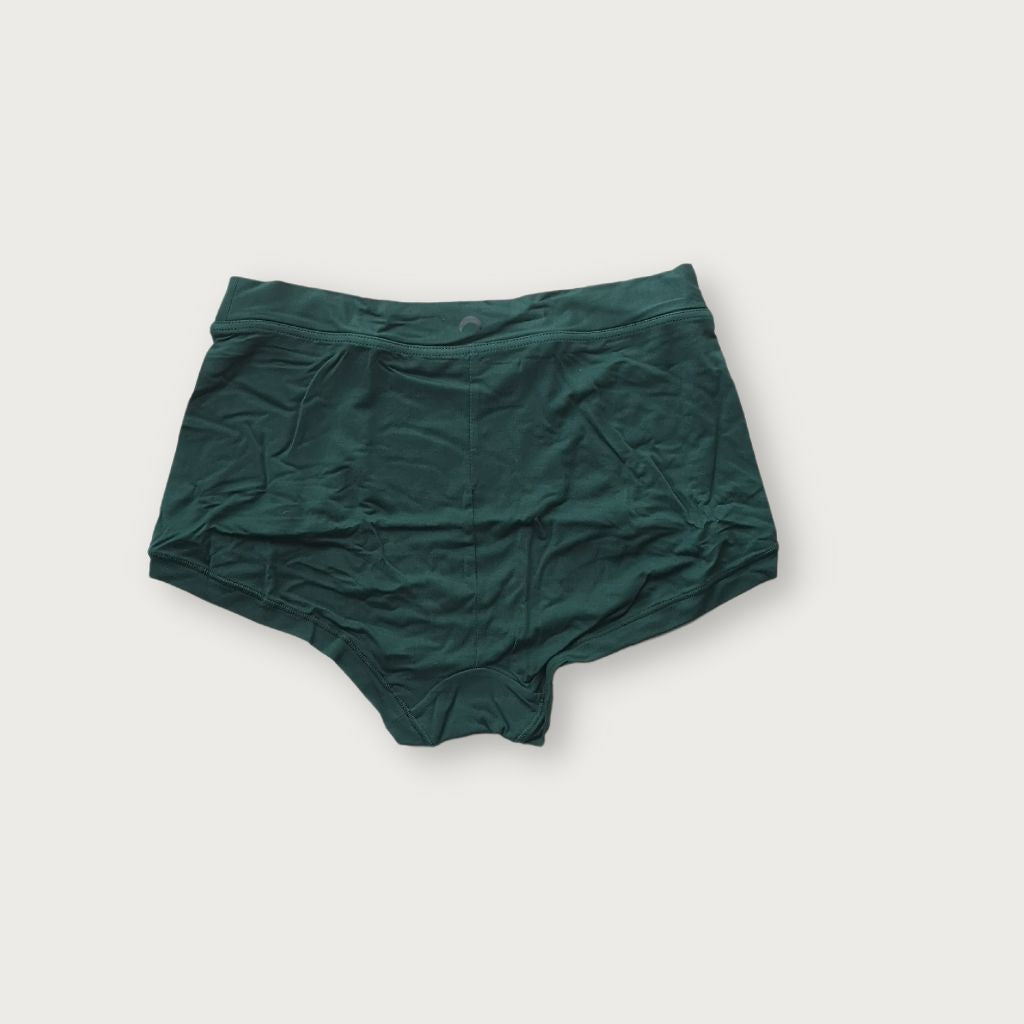 Forest Green TENCEL™ High-Waisted Brief front | Huha Mineral Undies