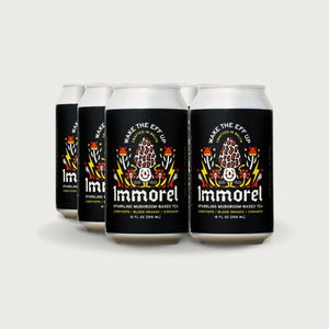 Immorel Wake the EFF up 355 ml 6 pack | Sparkling Mushroom Tea | The Lake