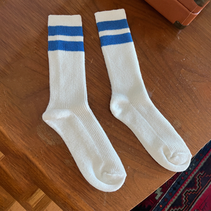 Super soft cashmere blend varsity socks | Le Bon Shoppe Grandpa Socks