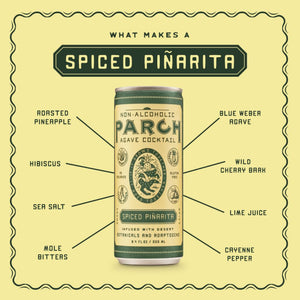 Parch Spiced Pinarita ingredients | Zero-proof margarita cocktail | The Lake