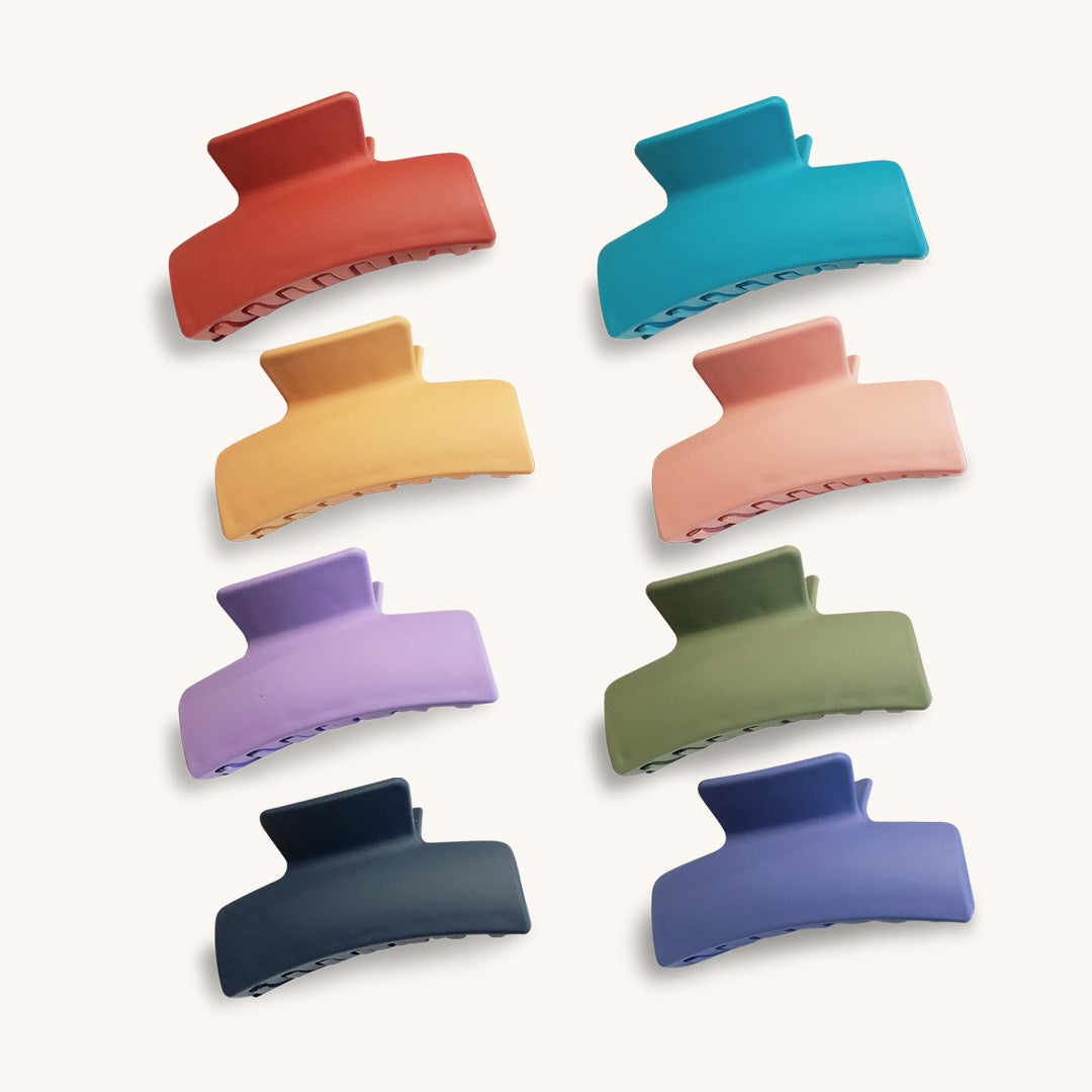 Matte Rectangle Hair Claw | Hair Accessories | The Lake