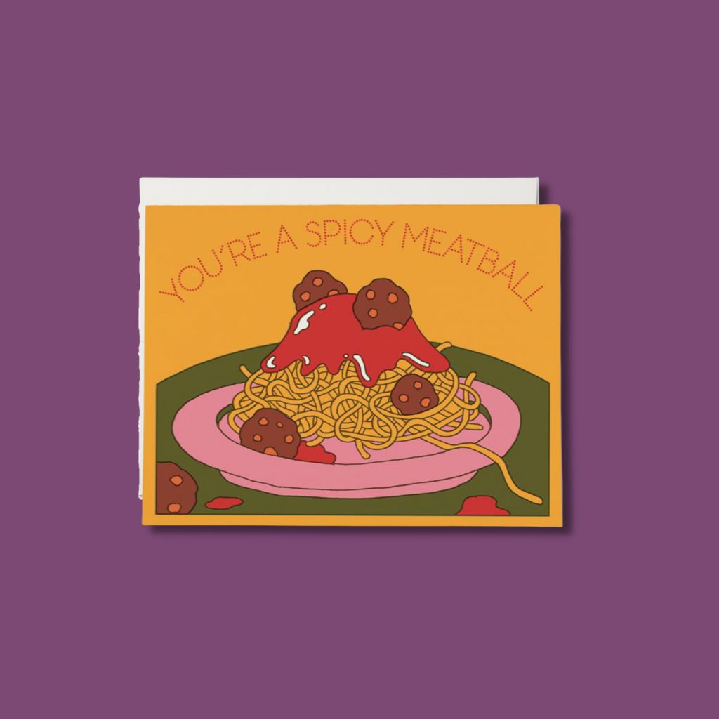 Spicy Meatball Friendship Card | Red Cap Cards | The Lake