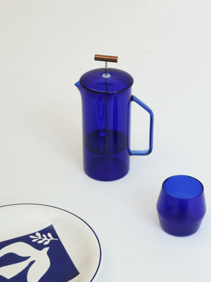 Blue Glass French Press | Yield | The Lake