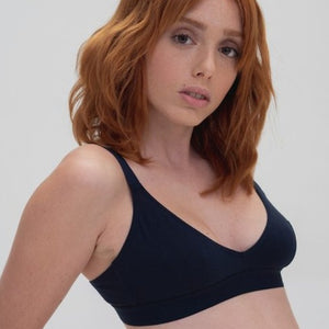 The Nude Label Basic Bra - Midnight Blue - The Lake