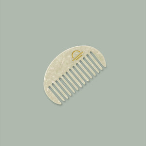 Acetate Round Comb Pearl