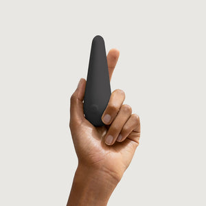 Maude Vibe in charcoal | simple 3-speed silicone vibrator | The Lake