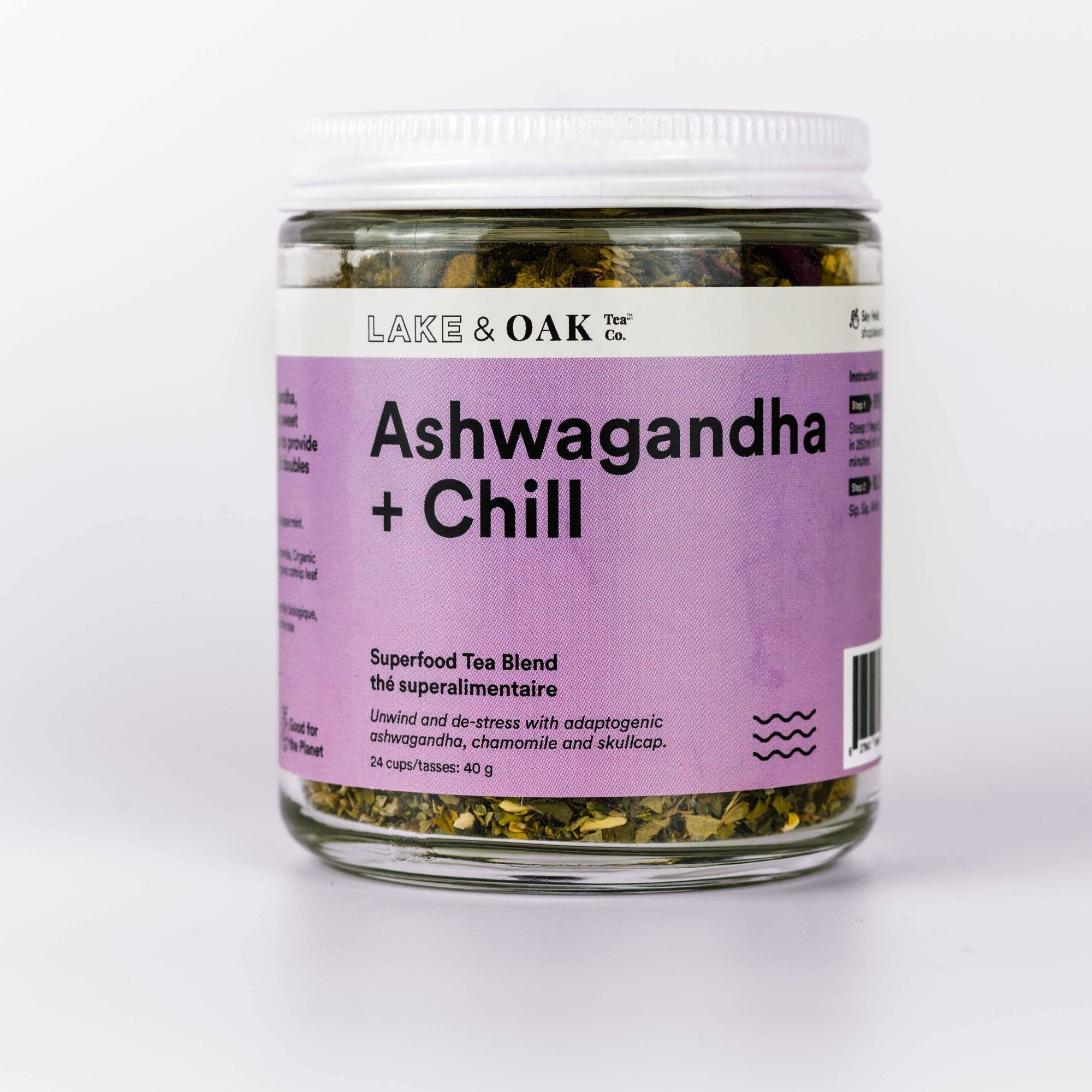 Ashwagandha + Chill | Lake and Oak Tea Co.  | The Lake
