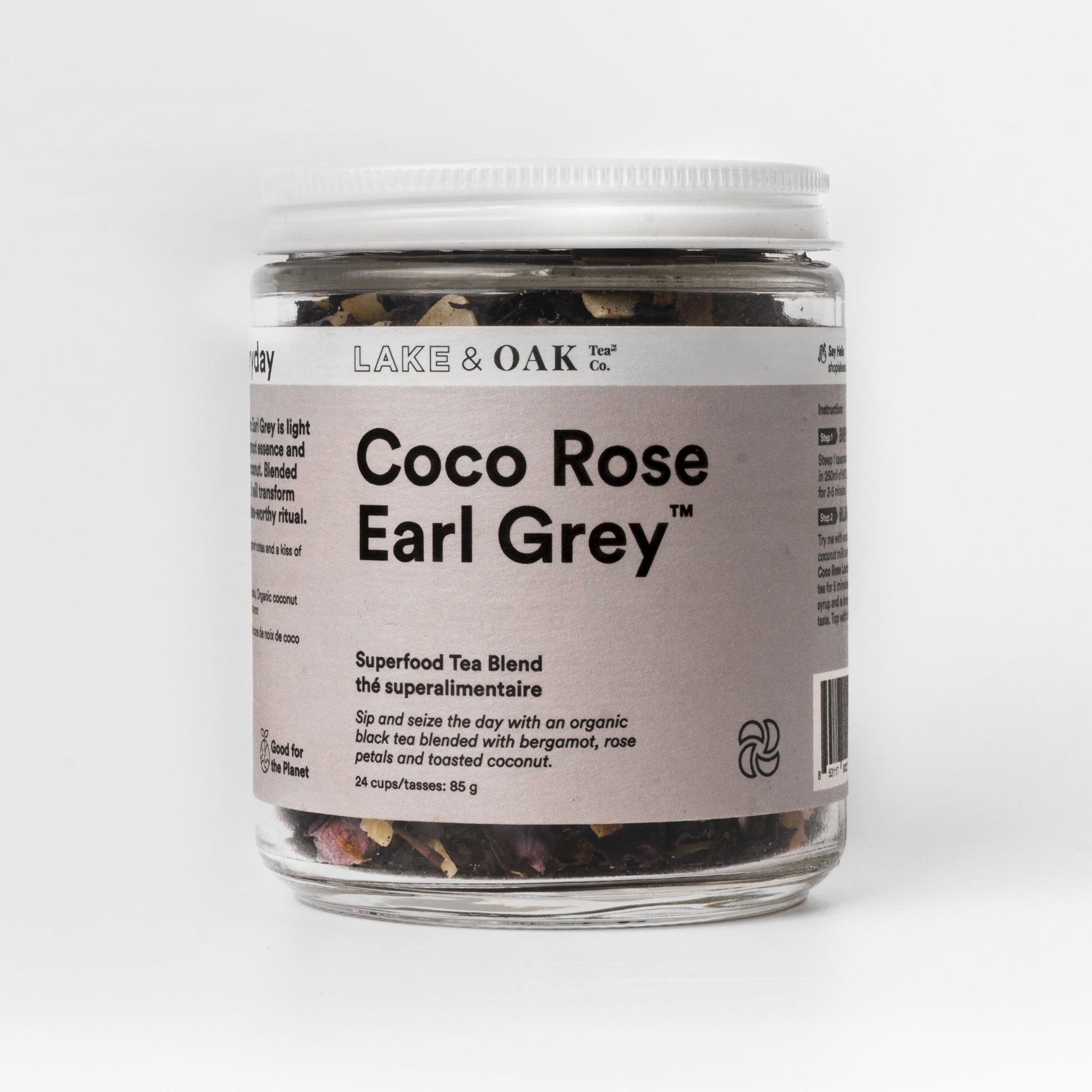 Coco Rose Earl Grey | Lake & Oak Tea Co. | The Lake